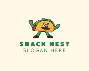 Taco Mustache Diner logo design