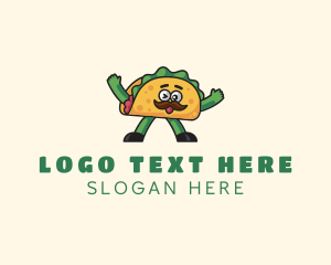 Tortilla - Taco Mustache Diner logo design