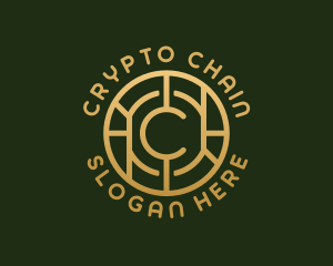 Tech Crypto Currency Letter C logo design