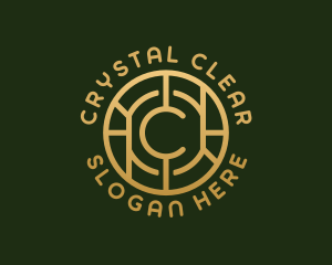 Tech Crypto Currency Letter C logo design