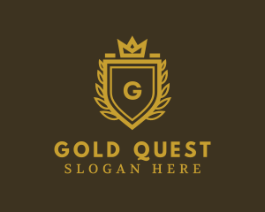 Gold Shield Royal Hotel logo design