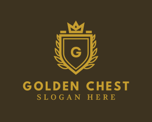 Gold Shield Royal Hotel logo design