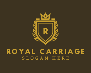 Gold Shield Royal Hotel logo design