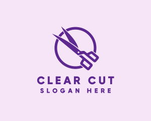 Scissors Cut Salon logo design