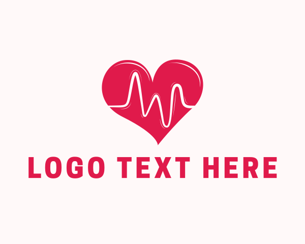 Heartbeat logo example 3