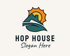 Industrial House Solar Energy logo design