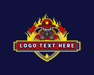 Firefighter Fire Axe logo