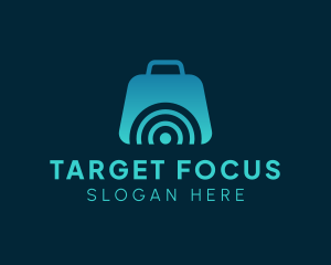 Market Bag Target  logo design