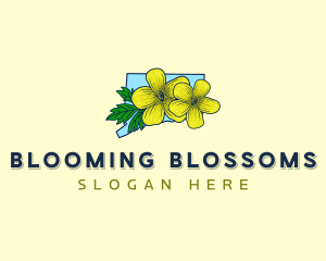 Connecticut Flower Bloom logo design