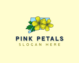 Connecticut Flower Bloom logo design