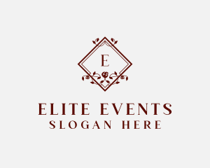 Floral Event Planner logo design