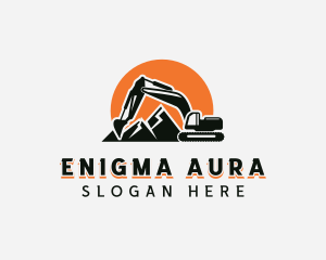 Excavation Mining Contractor Logo