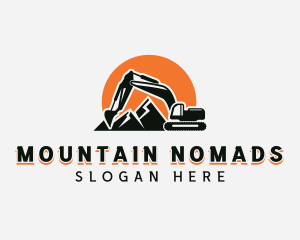 Excavation Mining Contractor logo design