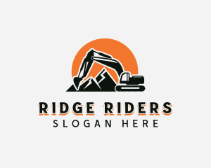 Excavation Mining Contractor logo design