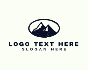 Rustic Mountain Badge logo