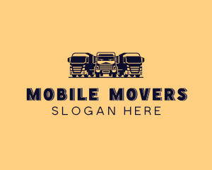 Trucking Mover Vehicle logo design