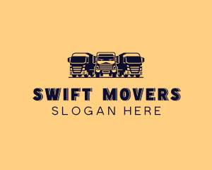 Trucking Mover Vehicle logo design