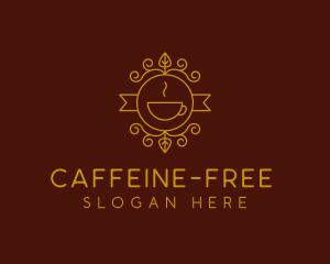 Golden Coffee Cafe logo design