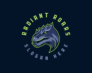 Dinosaur Angry Beast logo design