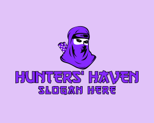 Hunter Ninja Gamer logo design