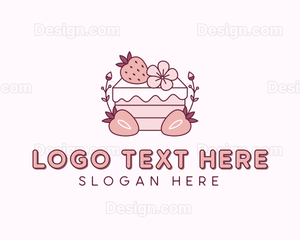 Strawberry Shortcake Dessert Logo