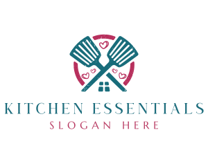 Spatula Kitchen Cooking logo design