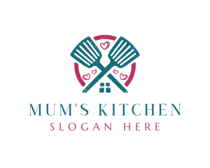 Spatula Kitchen Cooking logo design