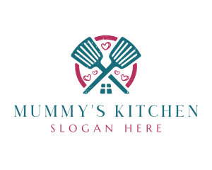 Spatula Kitchen Cooking logo design