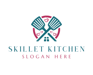 Spatula Kitchen Cooking logo design