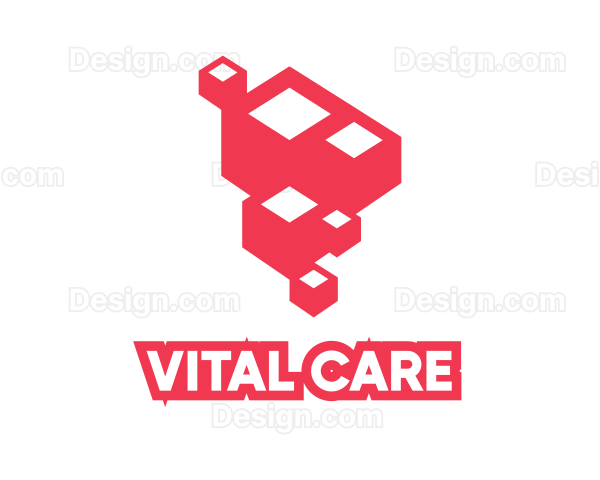Red Cube Formation Logo