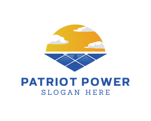 Power Solar Sun logo design