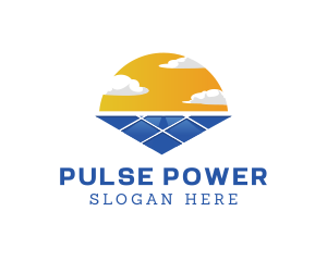 Power Solar Sun logo design