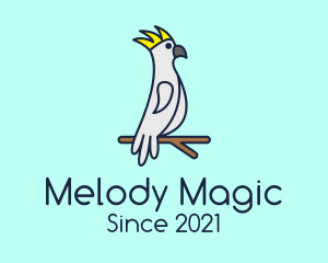 Perched Wild Cockatoo logo
