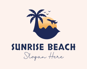 Sunset Beach Tour logo design