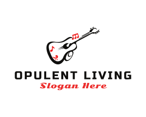 Guitar Music Sound logo design