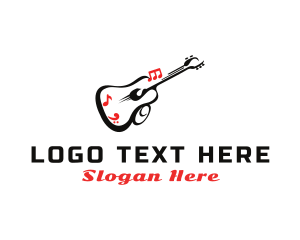 Music - Guitar Music Sound logo design