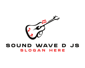 Guitar Music Sound logo design