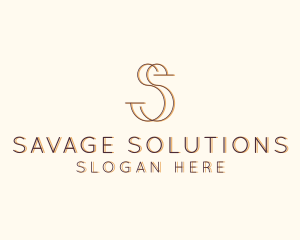 Business Firm Letter S logo design