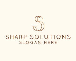 Business Firm Letter S logo design