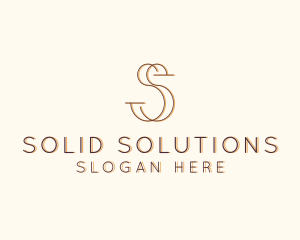 Business Firm Letter S logo design