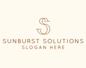 Business Firm Letter S logo design