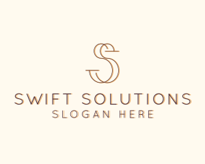 Business Firm Letter S logo design