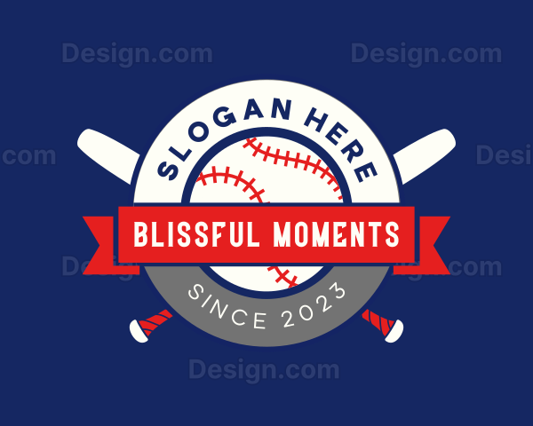 Baseball Sports Game Logo