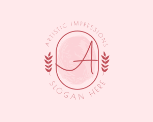 Beauty Apparel Wreath logo design