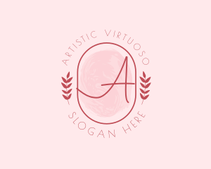 Beauty Apparel Wreath logo design