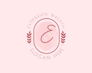 Beauty Apparel Wreath logo design