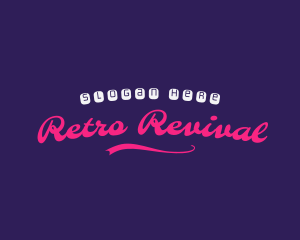 Retro Fashion Business logo design