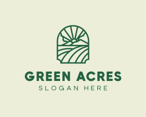 Nature Farm Agriculture logo design