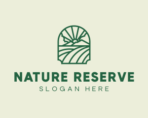 Nature Farm Agriculture logo design