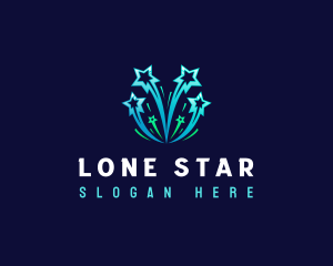 Star Fireworks Celebration logo design